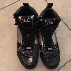 Black/Silver D&G Shoes